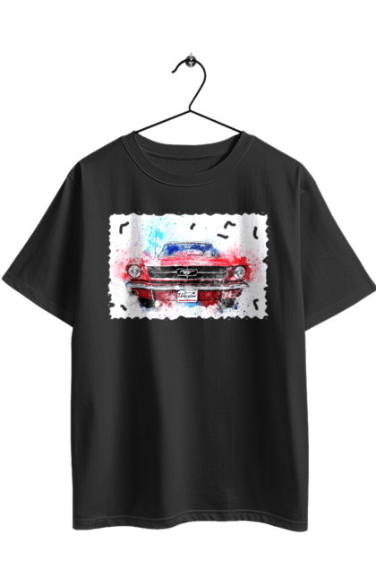 Футболка оверсайз з принтом "Автомобіль мустанг". Автомобіль мустанг, донати, допомога, дорога, колесо, конь, машина, мустанг, пейпел, україна. 2070702