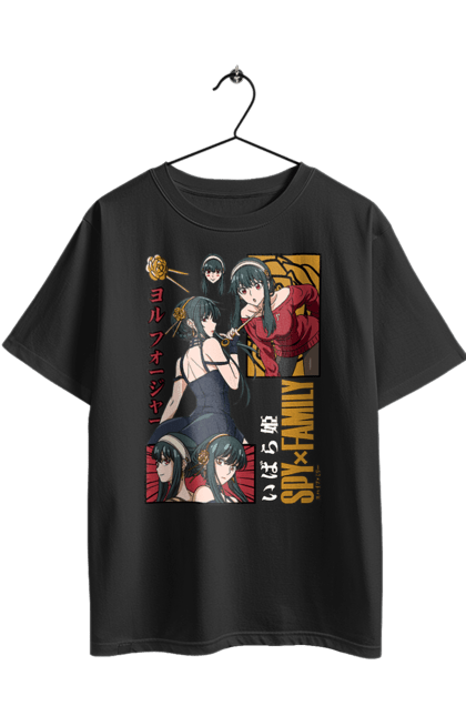 Футболка оверсайз з принтом "Сім'я шпигуна Йор". Spy x family, аниме, аня, йор, лойд, манга, сім я шпигуна. 2070702