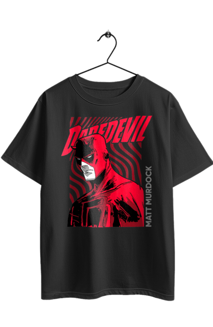 Oversized t-shirt with prints Daredevil. Daredevil, lawyer, marvel, matt murdock, superhero, television series, tv series. 2070702