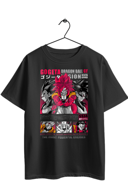 Футболка оверсайз з принтом "Перли дракона". Anime, dragon ball, goku, manga, vegeta, аніме, вегета, гоку, манга, перли дракона. 2070702