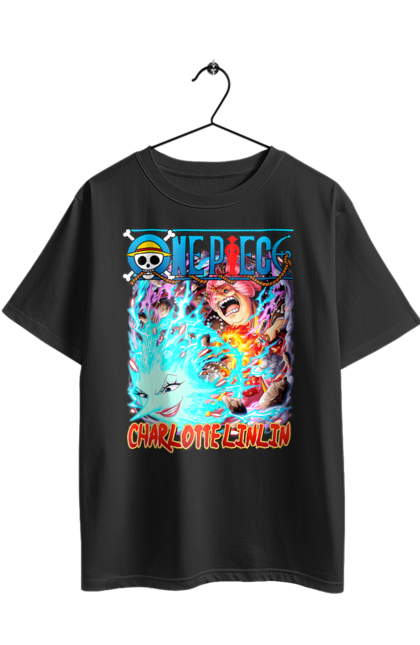 Футболка оверсайз з принтом "Ван Піс Шарлота". Charlotte, charlotte linlin, one piece, аніме, ван пис, ван піс, манга, шарлота, шарлота лінлін. 2070702