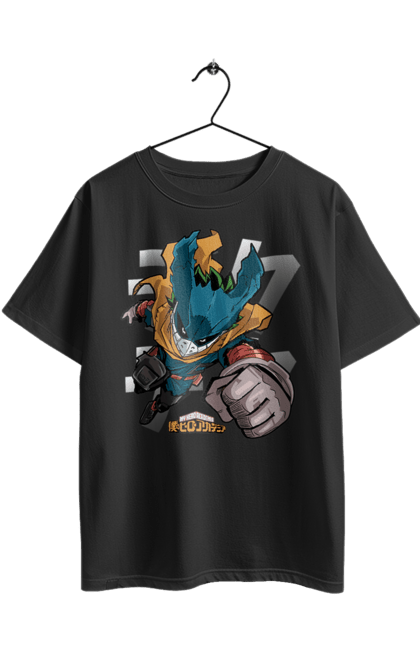 Футболка оверсайз з принтом "Моя академія героїв Мідорія". Izuku, midoriya, my hero academia, аніме, ізуку мідорія, манга, мідорія, моя геройська академія. 2070702