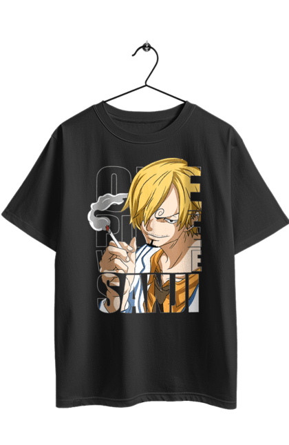 Футболка оверсайз з принтом "Ван Піс Вінсмок Санджи". One piece, sanji, аніме, ван пис, ван піс, вінсмок санджи, манга, санджи. 2070702