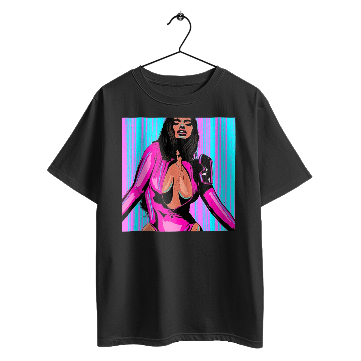 Girl With Deep Neckline