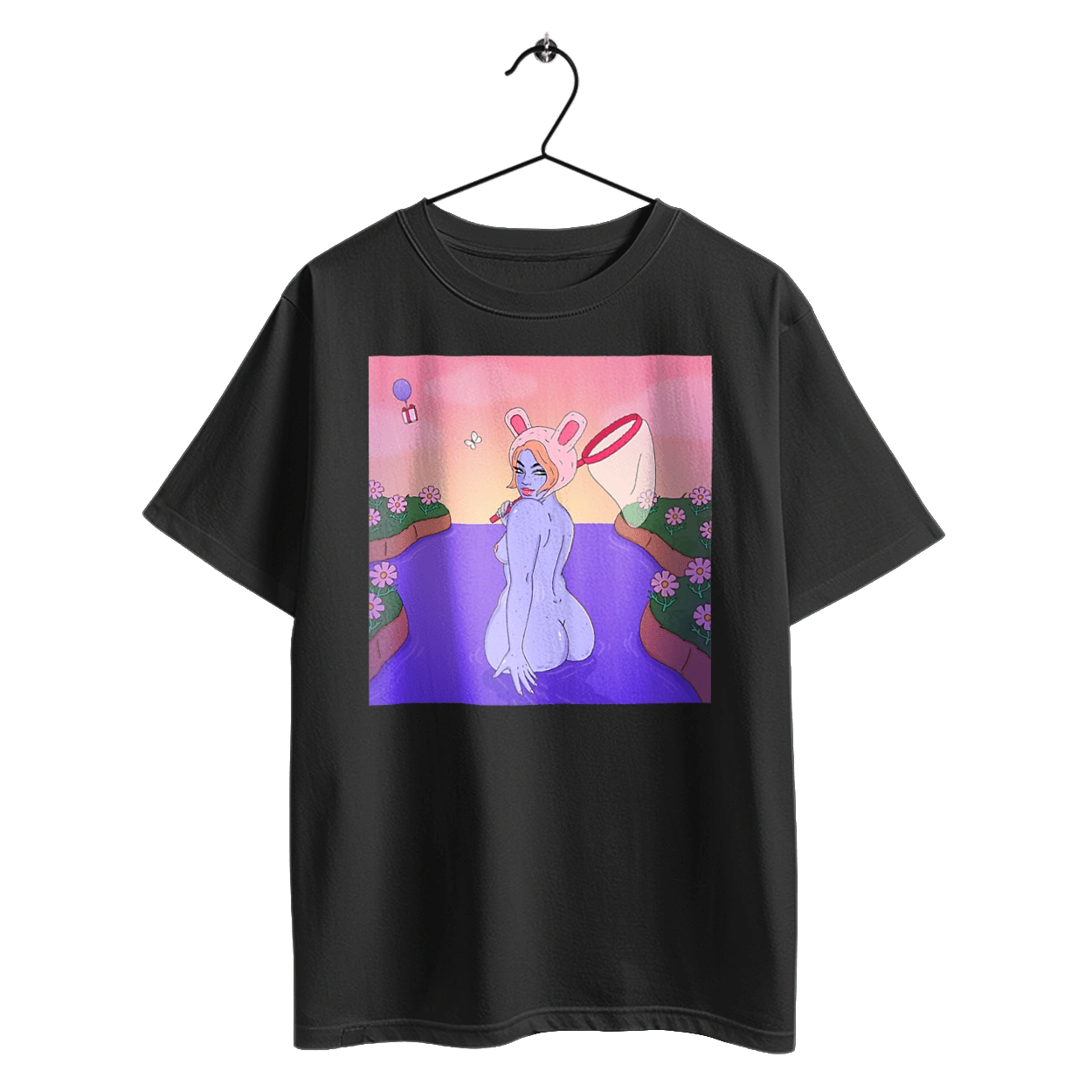 Purple Girl On The Hunt