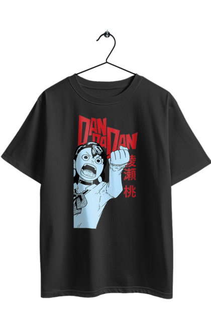 Футболка оверсайз з принтом "Дандадан Момо Аясе". Dandadan, momo ayase, okarun, аніме, аясе, дандадан, манга, момо, момо аясе. 2070702
