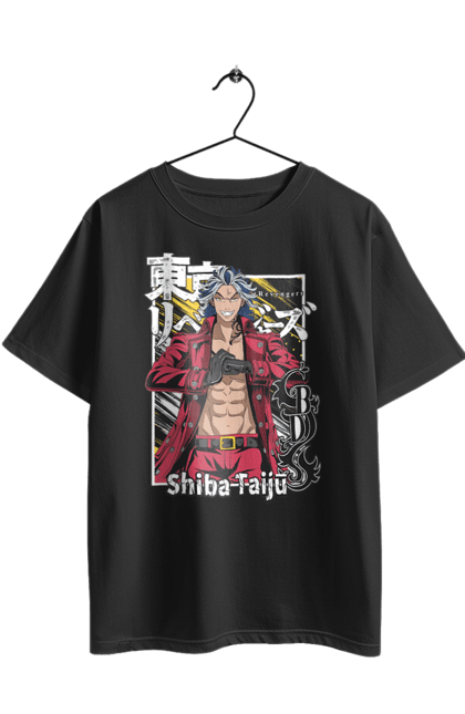 Oversized t-shirt with prints Tokyo Revengers Taiju Shiba. Anime, manga, shiba, taiju, taiju shiba, tokyo avengers, tokyo revengers. 2070702
