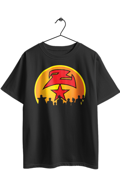 Футболка оверсайз з принтом "Перли дракона". Anime, dragon ball, goku, manga, vegeta, аніме, вегета, гоку, манга, перли дракона. 2070702