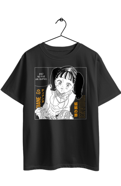 Футболка оверсайз з принтом "Сім Смертних Гріхів Діана". Diana, diane, seven deadly sins, аніме, діана, комедія, манга, пригоди, сім смертних гріхів, фентезі. 2070702