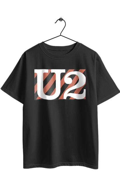 Oversized t-shirt with prints Group U2. Alternative rock, dance rock, group, music, post-punk, rock, soft rock, tour. 2070702