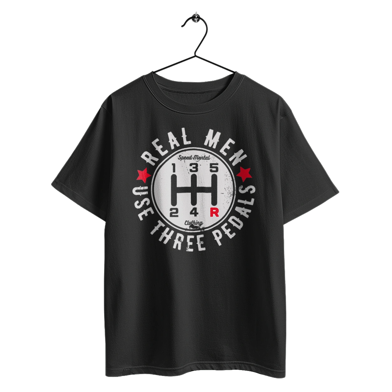 Real men use three pedals