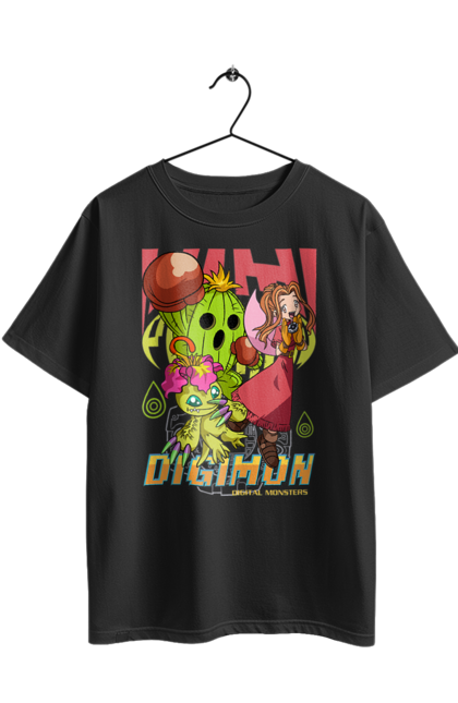 Футболка оверсайз з принтом "Digimon Мімі Татікава". Bandai, digimon, digital monsters, mimi tachikawa, аніме, віртуальні вихованці, манга, медіафраншиза, мімі татікава. 2070702