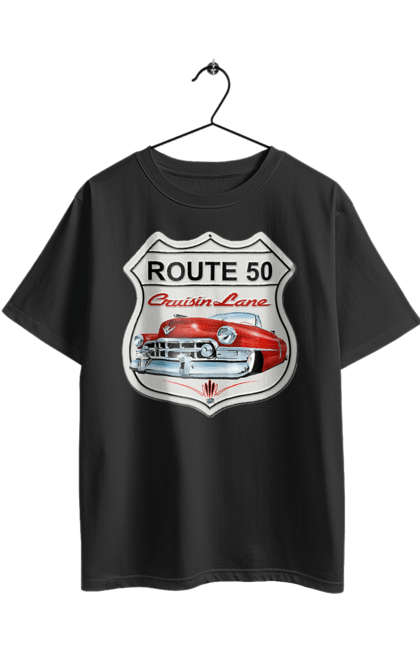 Футболка оверсайз з принтом "Route 50". Байк, байкер, байкер клуб, брат, брати, брутал, гарячий асфальт, гарячий кінь, гарячий стрижень, дорога 50, дорога 66, дорога 80, дороги америки, дороги україни, жага швидкості, клуб байкерів, мотоцикл, мотоцикліст, справжній чоловік, чувак, швидкість. 2070702