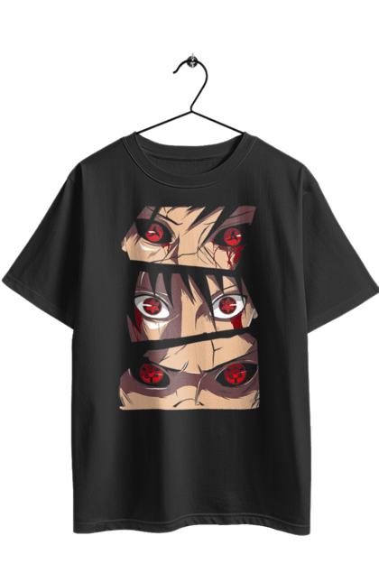 Футболка оверсайз з принтом "Наруто Учіха". Naruto, sasuke, sasuke uchiha, аніме, манга, наруто, саске, саске учіха. 2070702