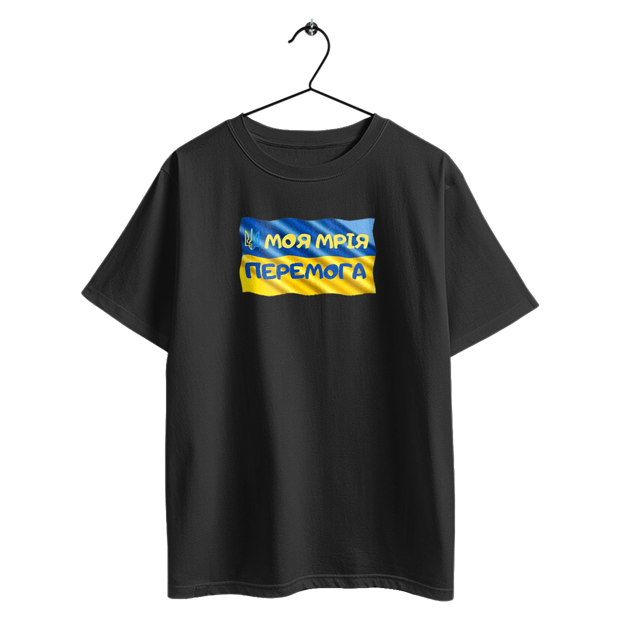 My dream is victory. the flag of Ukraine. Emblem of Ukraine