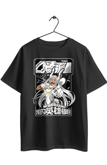 Футболка оверсайз з принтом "Моя академія героїв Міруко". Mirko, my hero academia, rumi usagiyama, академія юей, аніме, манга, міруко, моя геройська академія, румі усагіяма. 2070702