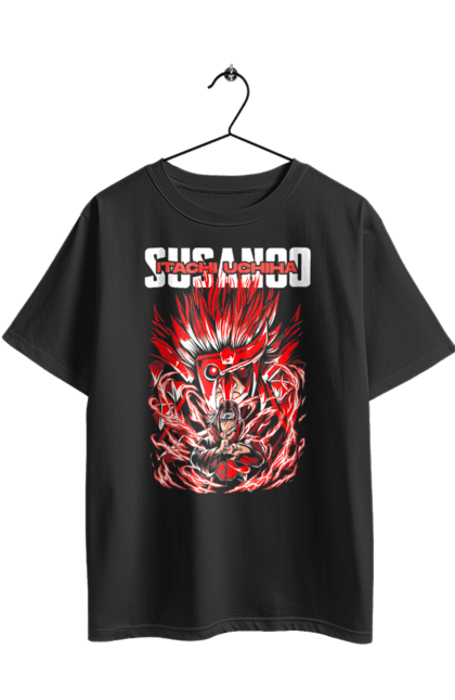 Футболка оверсайз з принтом "Наруто Ітачі". Itachi, itachi uchiha, naruto, аніме, ітачі, манга, наруто, ніндзя, серіал, учіха. 2070702