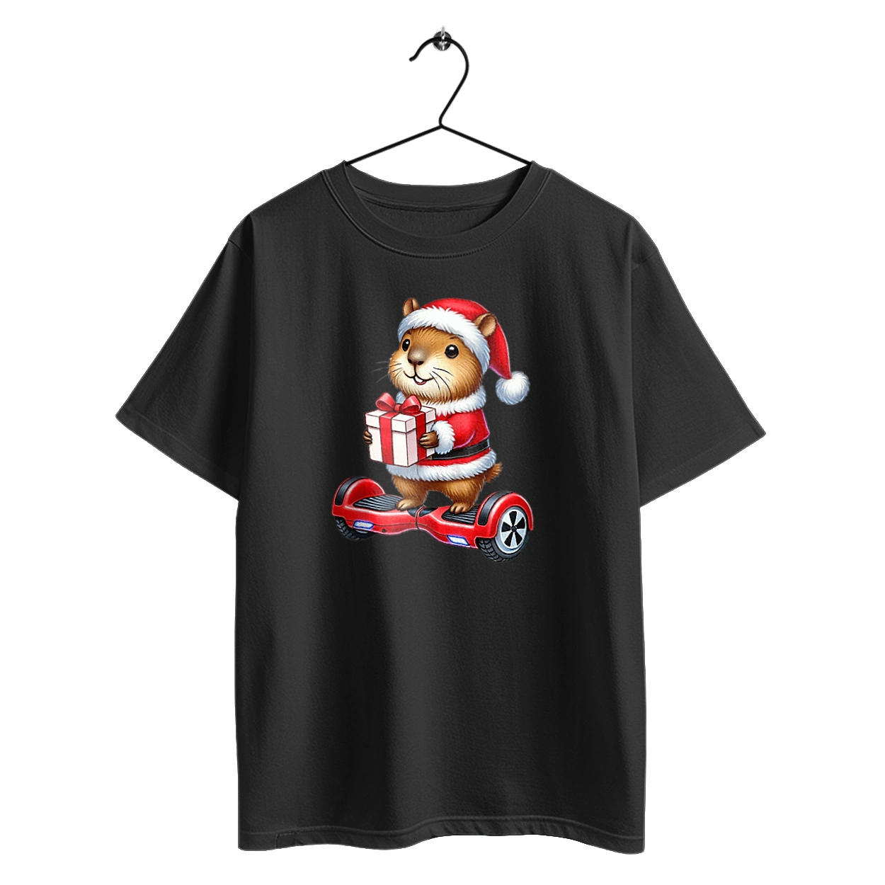 Різдвяна капібара з подарунком