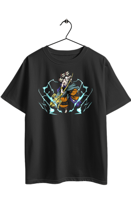 Oversized t-shirt with prints One Piece Enel. Anime, enel, god, manga, one piece, straw hat pirates. 2070702