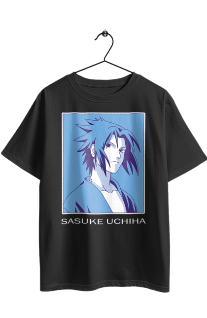 Oversized t-shirt with prints Naruto Sasuke Uchiha. Anime, manga, naruto, sasuke, sasuke uchiha, team 7, team number 7, uchiha. 2070702