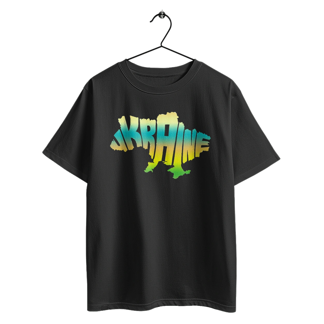 Украина силуэт цветной