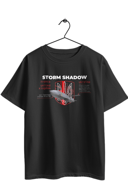 Футболка оверсайз з принтом "Storm Shadow". F16, nasams, storm shadow, zuzana, гаубиця, два герби, залужний, сюзанна. 2070702