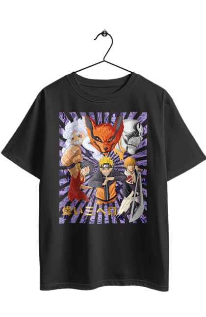 Футболка оверсайз з принтом "Аніме". Anime, manga, аніме, манга, ранобе, фандом. 2070702