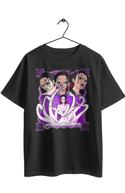 Футболка оверсайз з принтом "Ван Піс Ніко Робін". Nico robin, one piece, аніме, ван пис, ван піс, дитина диявола, манга, ніко робін, світ революції. 2070702