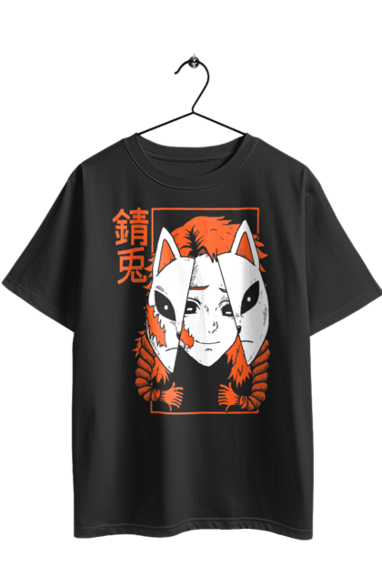 Футболка оверсайз з принтом "Винищувач Демонів Сабіто". Demon slayer, kimetsu no yaiba, sabito, аніме, винищувач демонів, манга, сабіто. 2070702