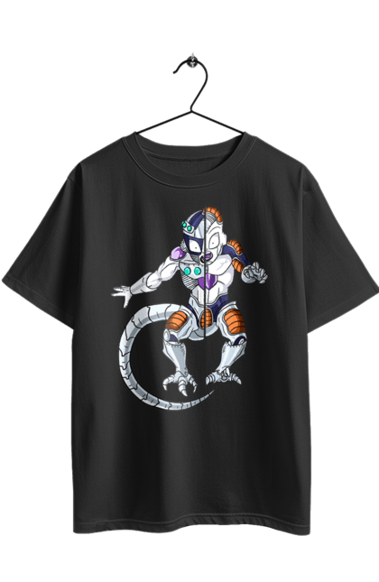Oversized t-shirt with prints Dragon Ball Frieza. Anime, dragon ball, frieza, manga, tv series. 2070702