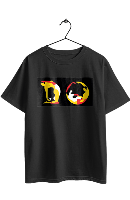 Футболка оверсайз з принтом "Розтяжка По Дорослому". Пози, розтяжка. 2070702