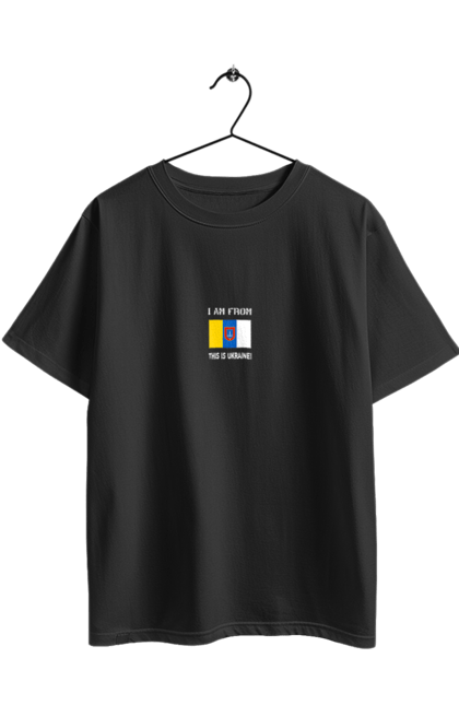 Футболка оверсайз з принтом "Прапор Одеської області". Місто, область, одеса, прапор, україна. 2070702