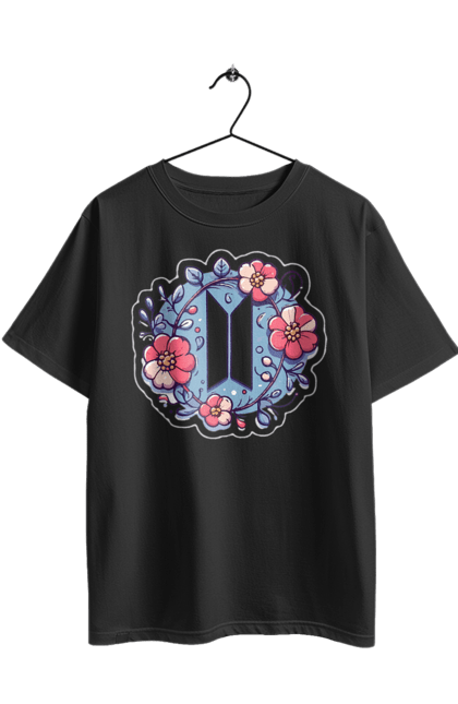 Футболка оверсайз з принтом "BTS". Beyond the scene, bts, k pop, бтс, група, к-поп, музика, музичний гурт. 2070702