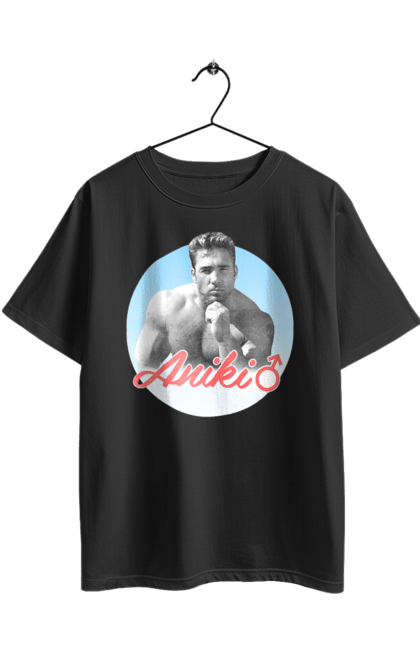 Футболка оверсайз з принтом "Біллі Херрінгтон". Аніки, біллі, біллі херрінгтон, гачі, гачімучі, гумор, прикольна, херрінгтон. 2070702