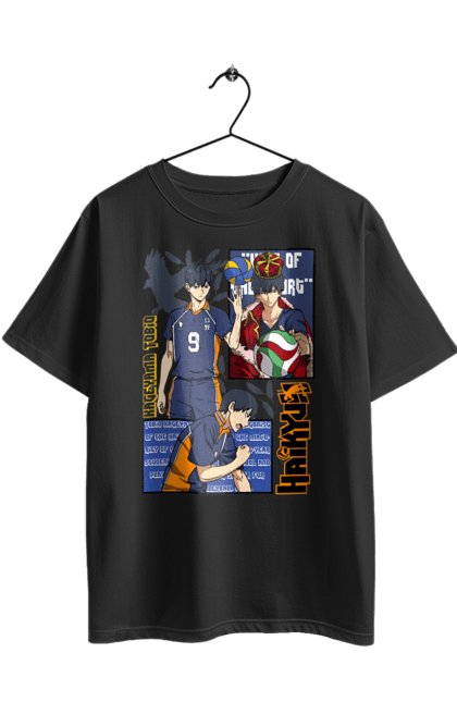 Футболка оверсайз з принтом "Волейбол!! Тобіо Кагеяма". Anime, haikyu, manga, tobio kageyama, аніме, волейбол, кагеяма, кей цукішіма, манга, тобіо кагеяма. 2070702