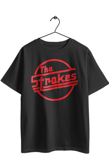 Футболка оверсайз з принтом "The Strokes". Strokes, альтернативний рок, гаражний рок, група, інді, інді рок, музика, постпанк ривайвл, рок. 2070702