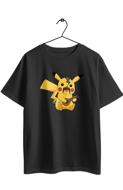 Футболка оверсайз з принтом "Український Пікачу". Аграрии, арестович, буча, война, герб украины, герои, зеленский, иди нахуй, ірпінь, кем, киев, маріуполь, мечта, мир, нет войне, одесса, орда, орки, остановите войну, призрак киева, птн пнх, путін хуйло, русский военный корабл, слава украине, украина, харьков, чернобаевка. 2070702