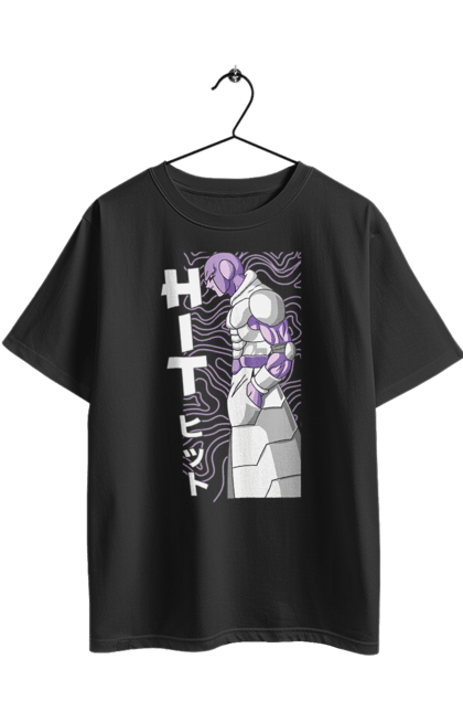 Oversized t-shirt with prints Dragon Ball Frieza. Anime, dragon ball, frieza, manga, tv series. 2070702