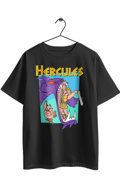 Футболка оверсайз з принтом "Геркулес". Hercules, геракл, геркулес, греція, міф, мультфільм. 2070702