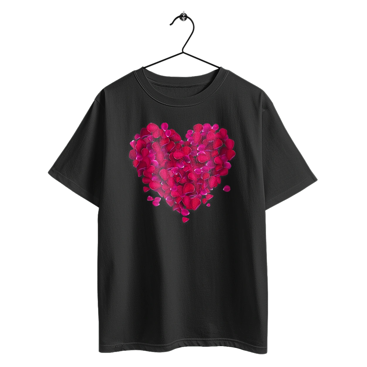 Серце З Пелюсток Троянди