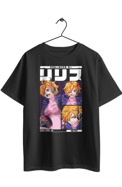 Футболка оверсайз з принтом "Ван Піс Ліліт". Lilith, one piece, punk-02, vegapunk, аніме, ван піс, вегапанк, ліліт, манга. 2070702