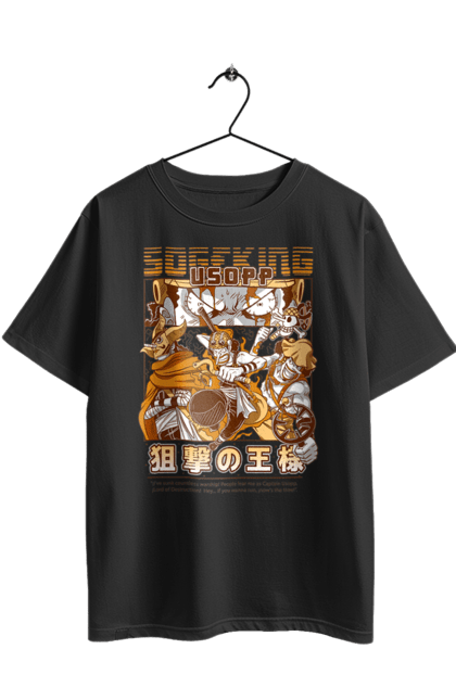 Футболка оверсайз з принтом "Ван Піс Усопп". One piece, usopp, аніме, ван пис, ван піс, манга, снайпер, усопп. 2070702