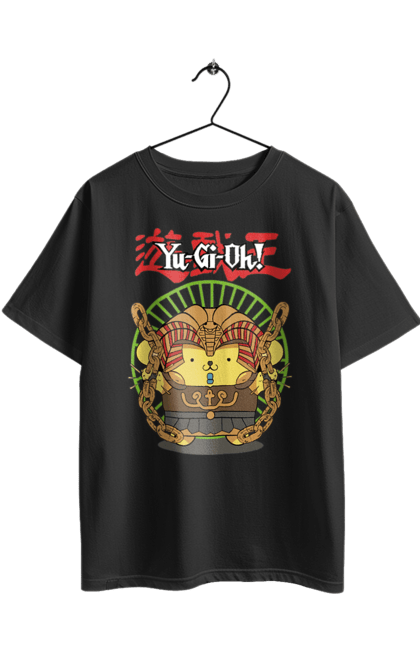 Футболка оверсайз з принтом "Yu Gi Oh! Помпомпурін". Hello kitty, pompompurin, yu gi oh, yu-gi-oh, аніме, бренд, персонаж, помпомпурін, хелло кітті. 2070702