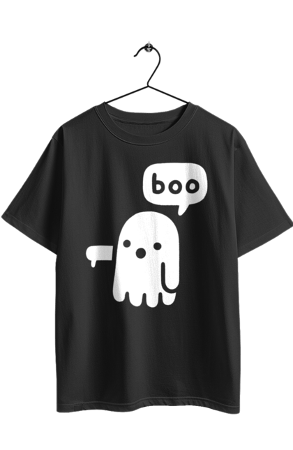 Футболка оверсайз з принтом "BOO (мова програмування)". Айті, мова програмування, програма, програміст, технічне завдання, ти ж програміст, транслятор boo, тривимірні програми, фрілансер. 2070702