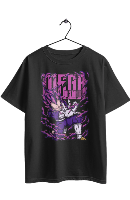 Футболка оверсайз з принтом "Перли дракона Вегета". Anime, dragon ball, goku, manga, vegeta, аніме, вегета, гоку, манга, перли дракона. 2070702