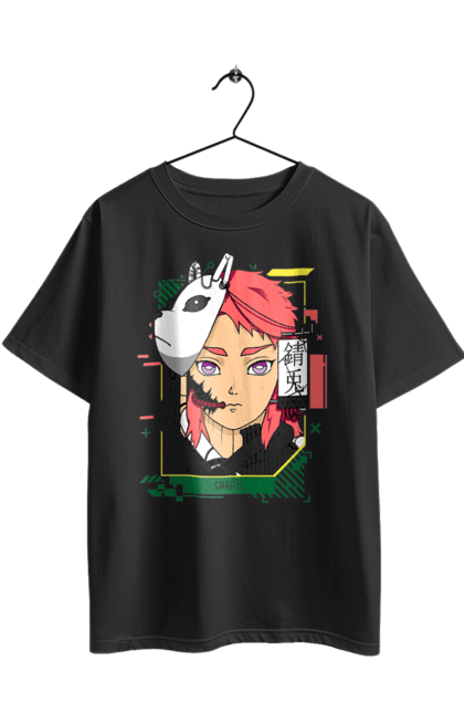 Футболка оверсайз з принтом "Винищувач Демонів Сабіто". Demon slayer, kimetsu no yaiba, sabito, аніме, винищувач демонів, манга, сабіто. 2070702