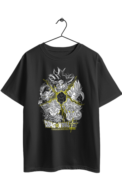 Футболка оверсайз з принтом "Перли дракона". Anime, dragon ball, goku, manga, vegeta, аніме, вегета, гоку, манга, перли дракона. 2070702