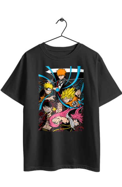 Футболка оверсайз з принтом "Аніме". Anime, manga, аніме, манга, ранобе, фандом. 2070702