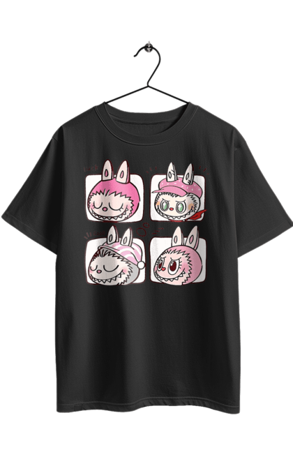 Футболка оверсайз з принтом "Labubu". Labubu, weird cute, іграшки, лабубу. 2070702