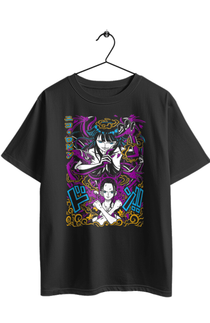 Футболка оверсайз з принтом "Ван Піс Ніко Робін". Nico robin, one piece, аніме, ван пис, ван піс, дитина диявола, манга, ніко робін, світ революції. 2070702